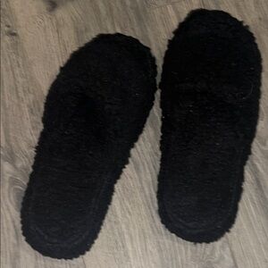 INC International Concepts Black Slippers for Ultimate Comfort 7/7.5 nwot